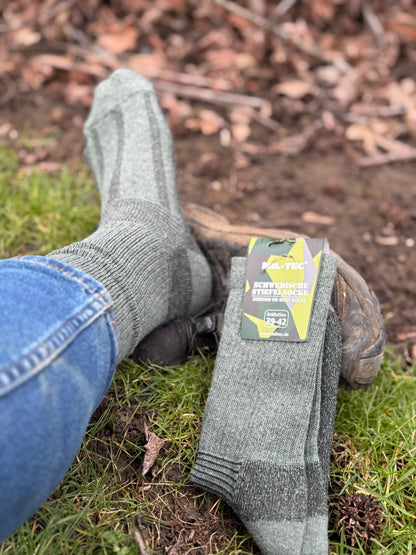 Mil-Tec Swedish OD Boot Socks - New