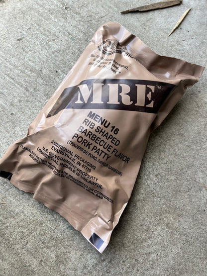 US Military Surplus Individual Meal Ready to Eat (MRE) - 1 Pack