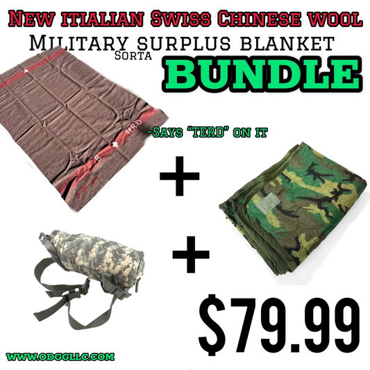ODGG WWW Bundle - Swiss, Wool, M81 Woobie, ACU Waist Pack