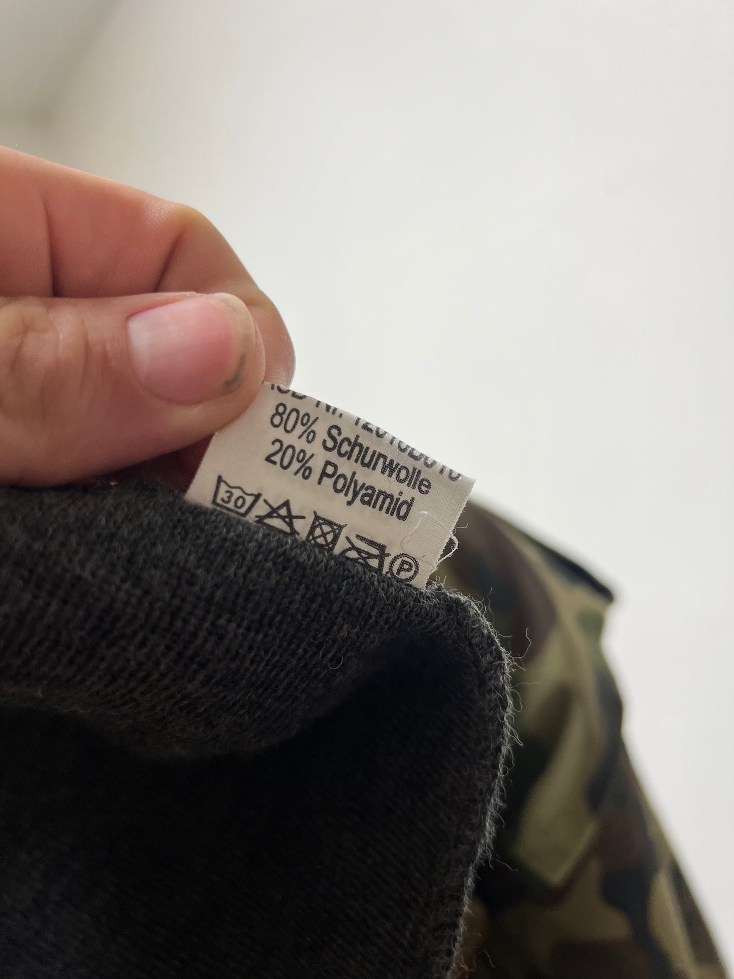 East German Cold War Era Wool Scarf