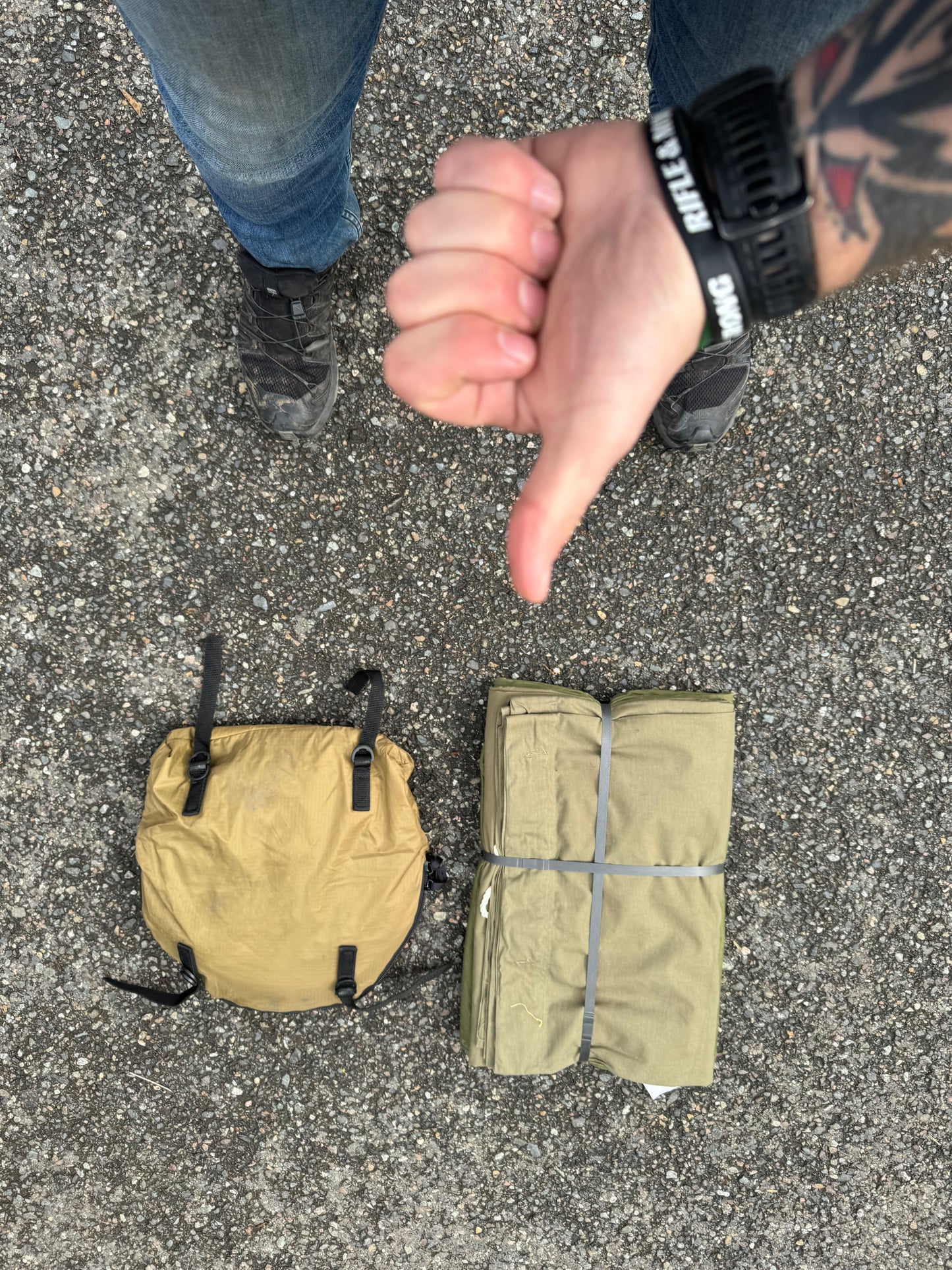 US Military issue Pop Up Tents - Used, One man bug net