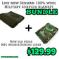 German Military Bundeswehr Barracks Wool Blankets (Bundeseigentum)