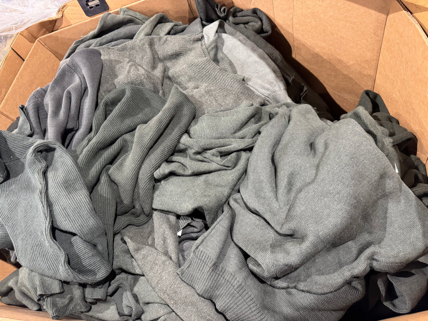 Greek Surplus OD V-Neck Wool Sweaters