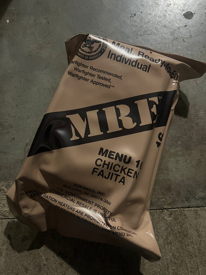 US Military Surplus Individual Meal Ready to Eat (MRE) - 1 Pack