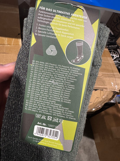 Mil-Tec Swedish OD Boot Socks - New