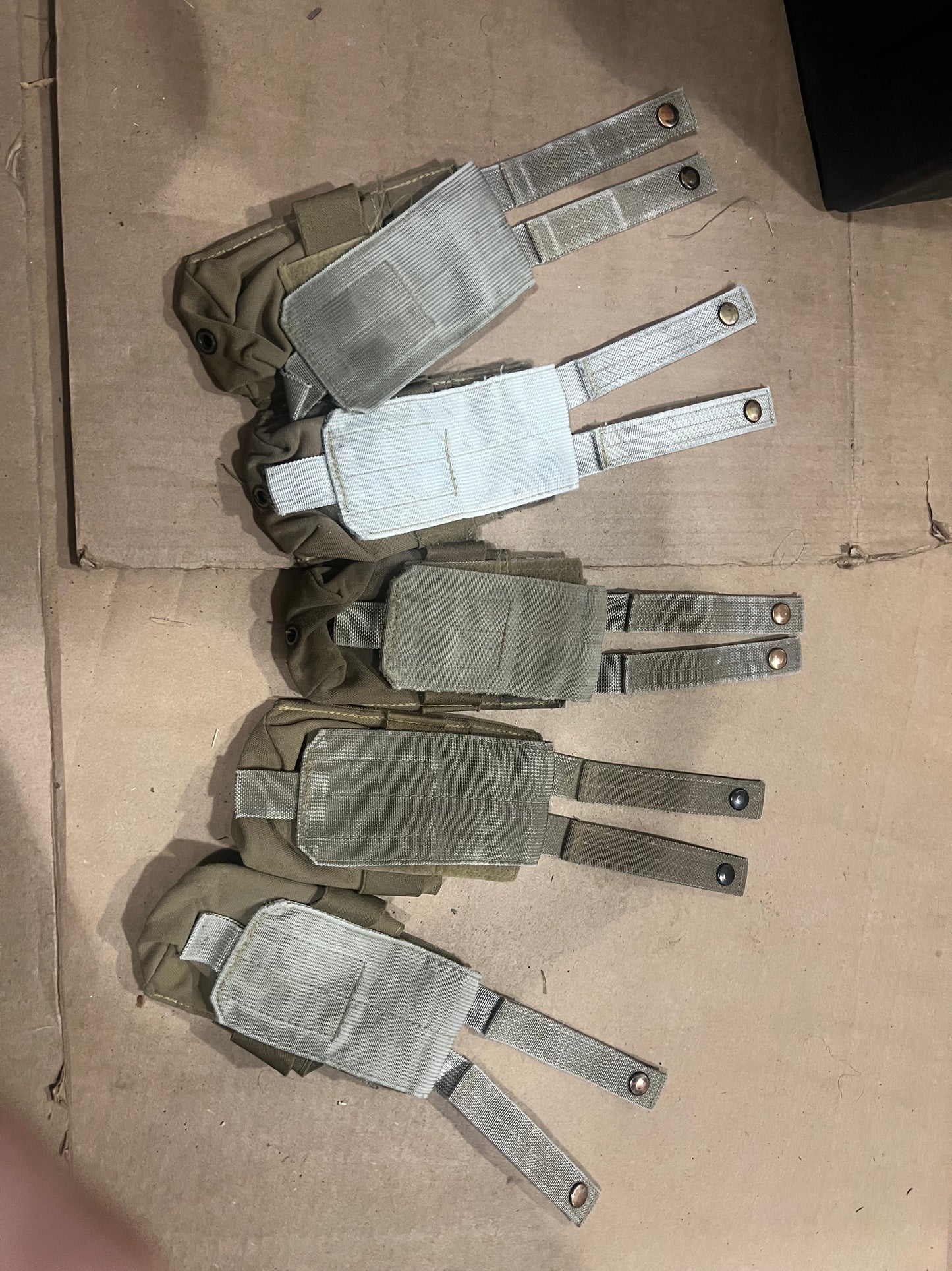 US Military Surplus MOLLE-ii Double Magazine Pouches - Multiple Patterns
