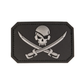PVC Skully Swords Patch