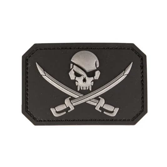 PVC Skully Swords Patch