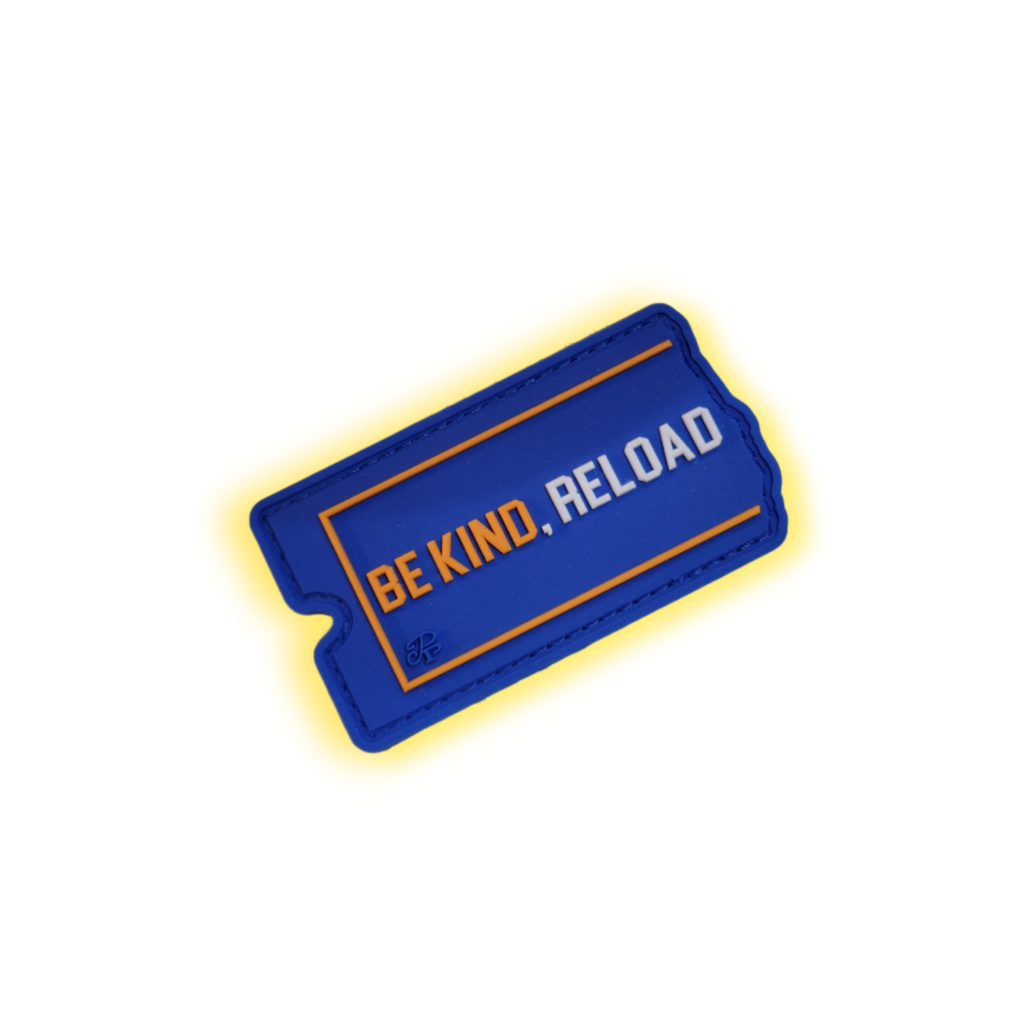 Poppins' Patches BE KIND, RELOAD Morale Patch