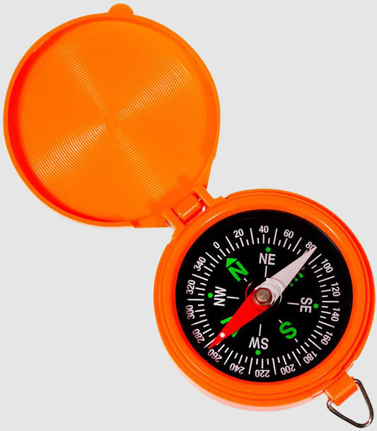 Allen 487 Pocket Compass - Orange