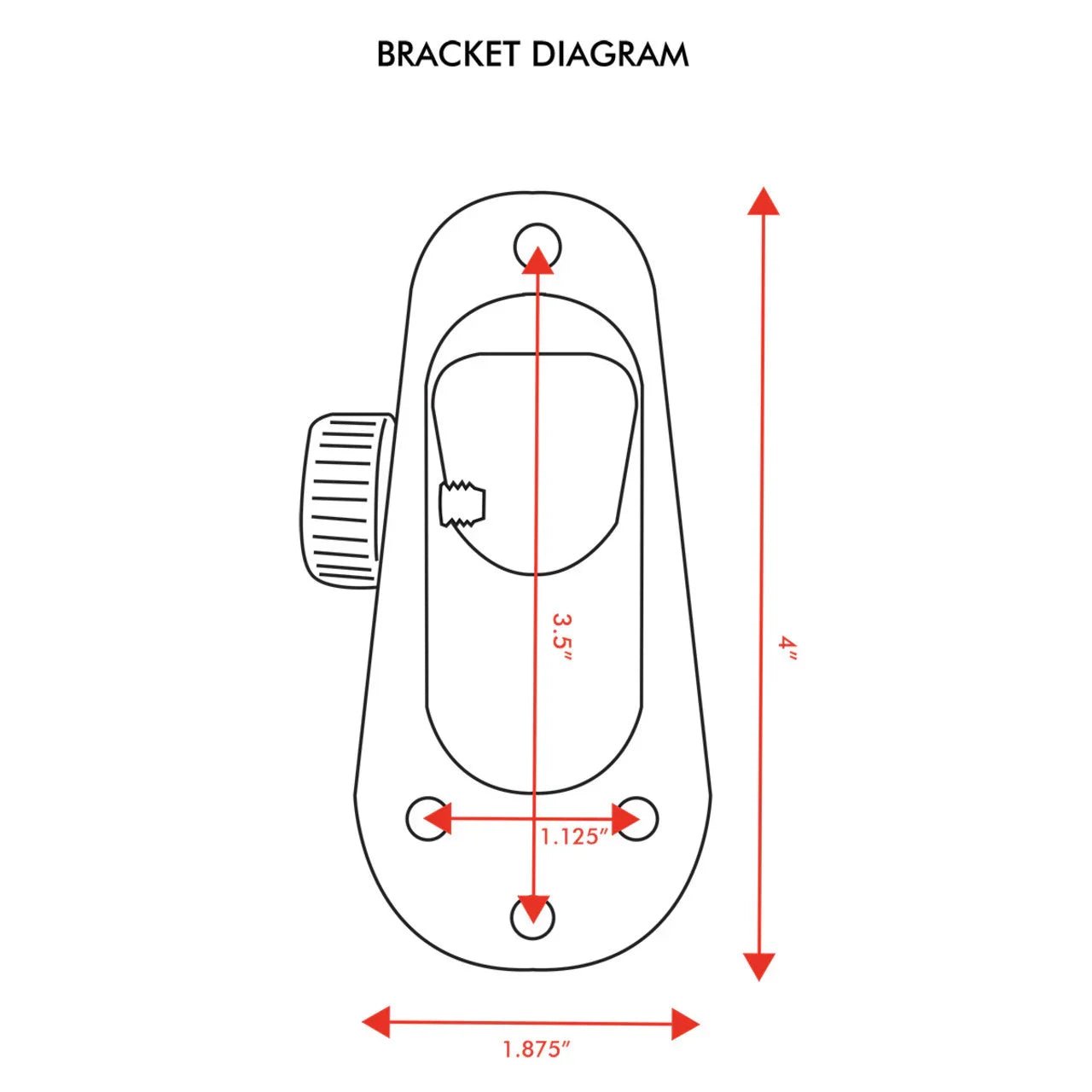 Aluminum Flagpole Bracket – 2-Position Adjustable