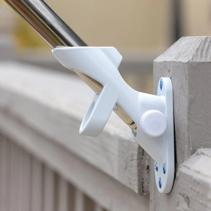 Aluminum Flagpole Bracket – 2-Position Adjustable