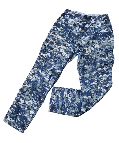USN Working Uniform NWU Blue Digital Pants - Used