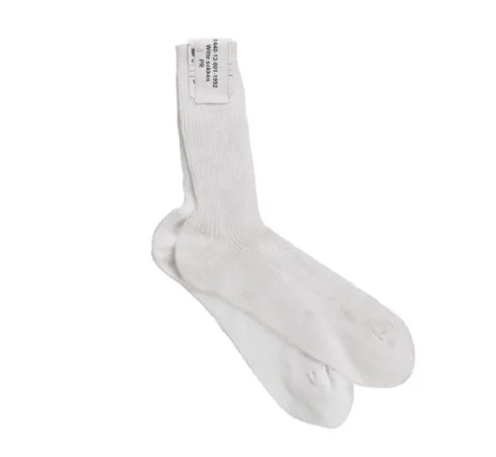 Belgian White Sport Socks - Like New