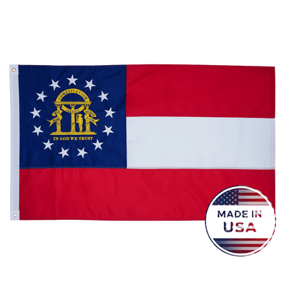 Georgia State Flag - 100% Made in USA