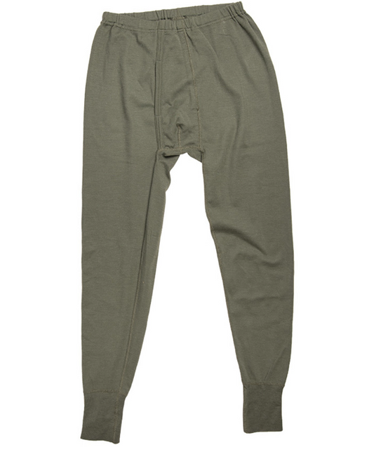 German Surplus OD Aramid Long John Bottoms - Used
