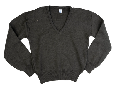 Greek Surplus OD V-Neck Wool Sweaters