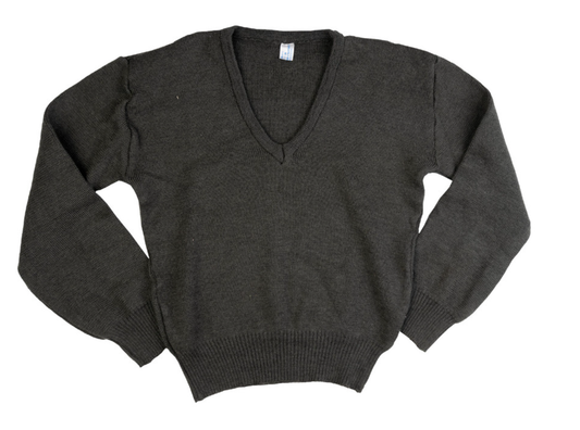 Greek Surplus OD V-Neck Wool Sweaters