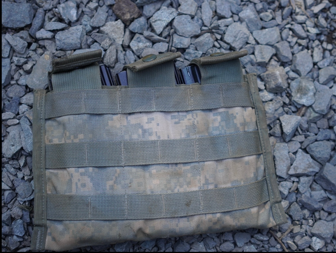 US Military Surplus MOLLE-ii Triple Magazine Pouch Shingles - Multiple Patterns