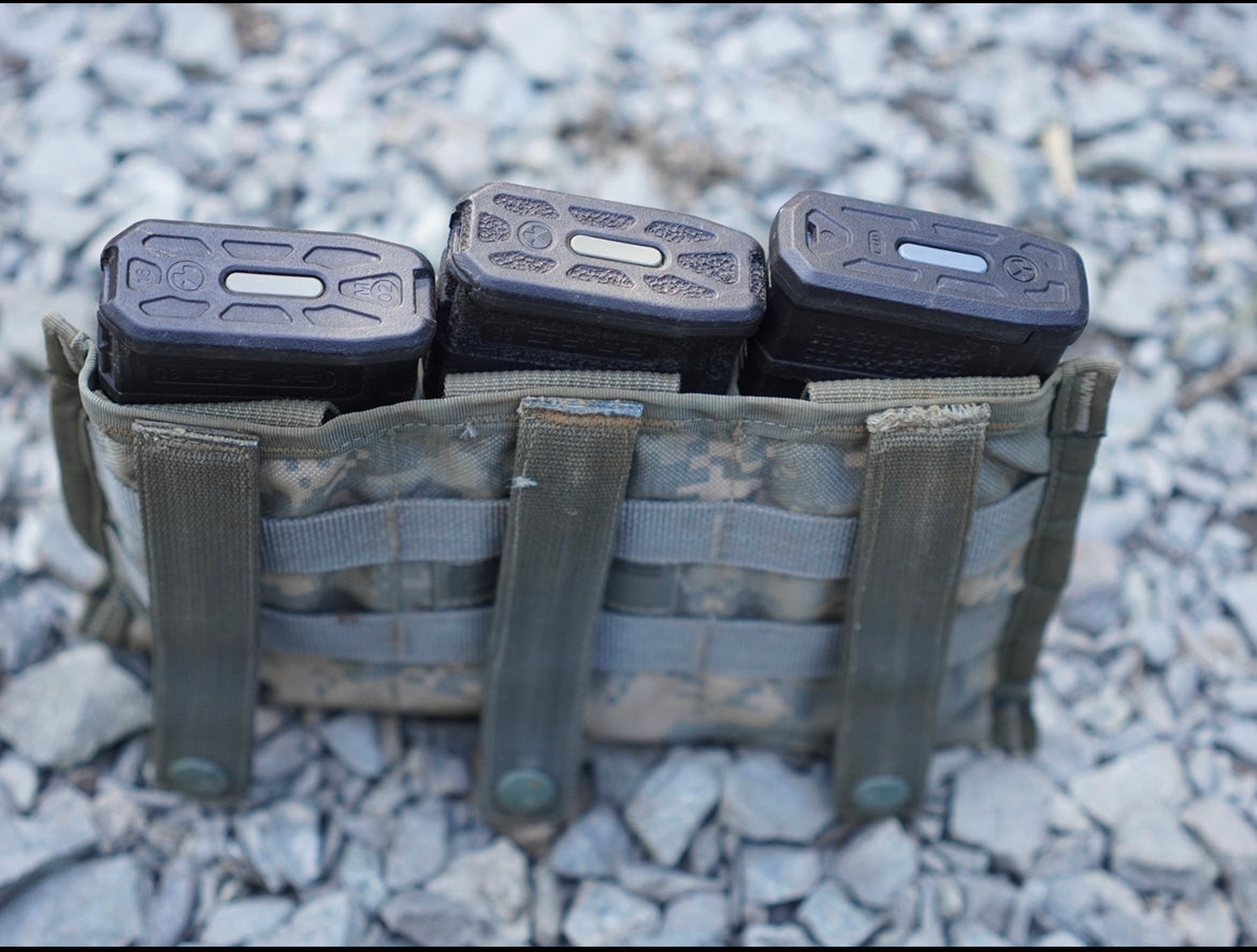 US Military Surplus MOLLE-ii Triple Magazine Pouch Shingles - Multiple Patterns