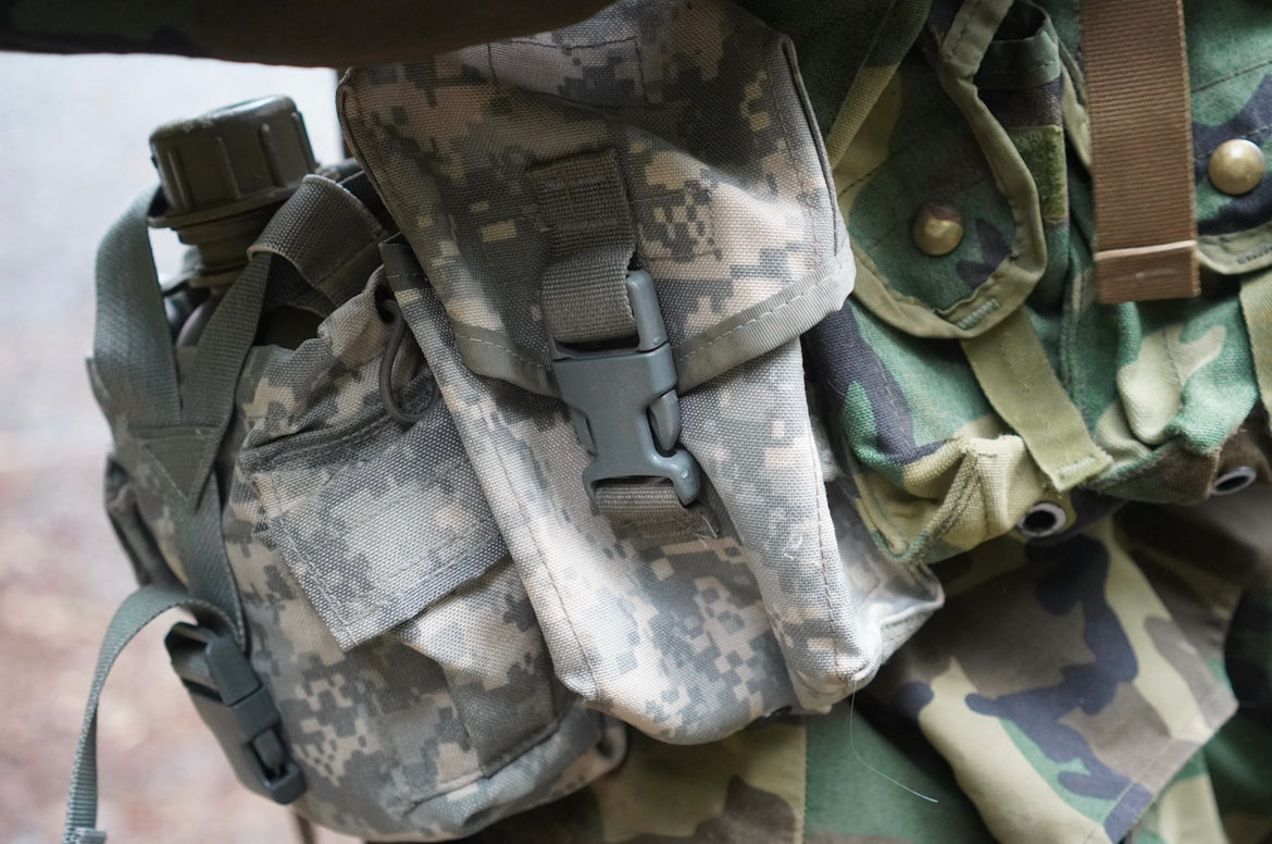 US Military Surplus MOLLE-ii Canteen/General Purpose Pouches - Multiple Patterns