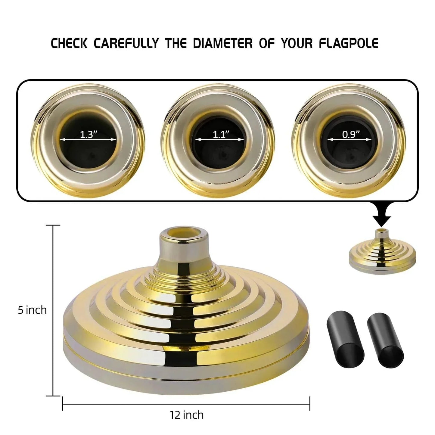 Indoor Flagpole Base - ABS Plastic