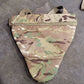 Camouflage tactical pouch on a gray surface