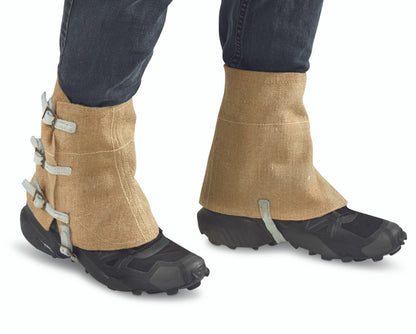 Italian Surplus Khaki Burlap Boot Gaiters