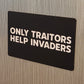 magnets  on a metallic surface with text and graphics
