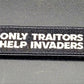 patch on a black background