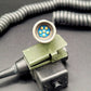 USGI MSA Nexus PTT Peltor MBITR U-94A/U 6 PIN COIL CABLE