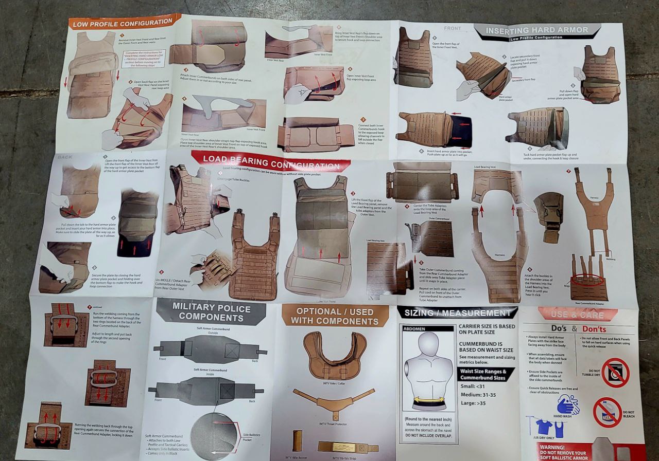 USMC Surplus Plate Carrier Gen III IMTV - Coyote Brown