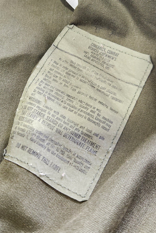 US Military Combat Vehicle Crewman Coveralls  - Used