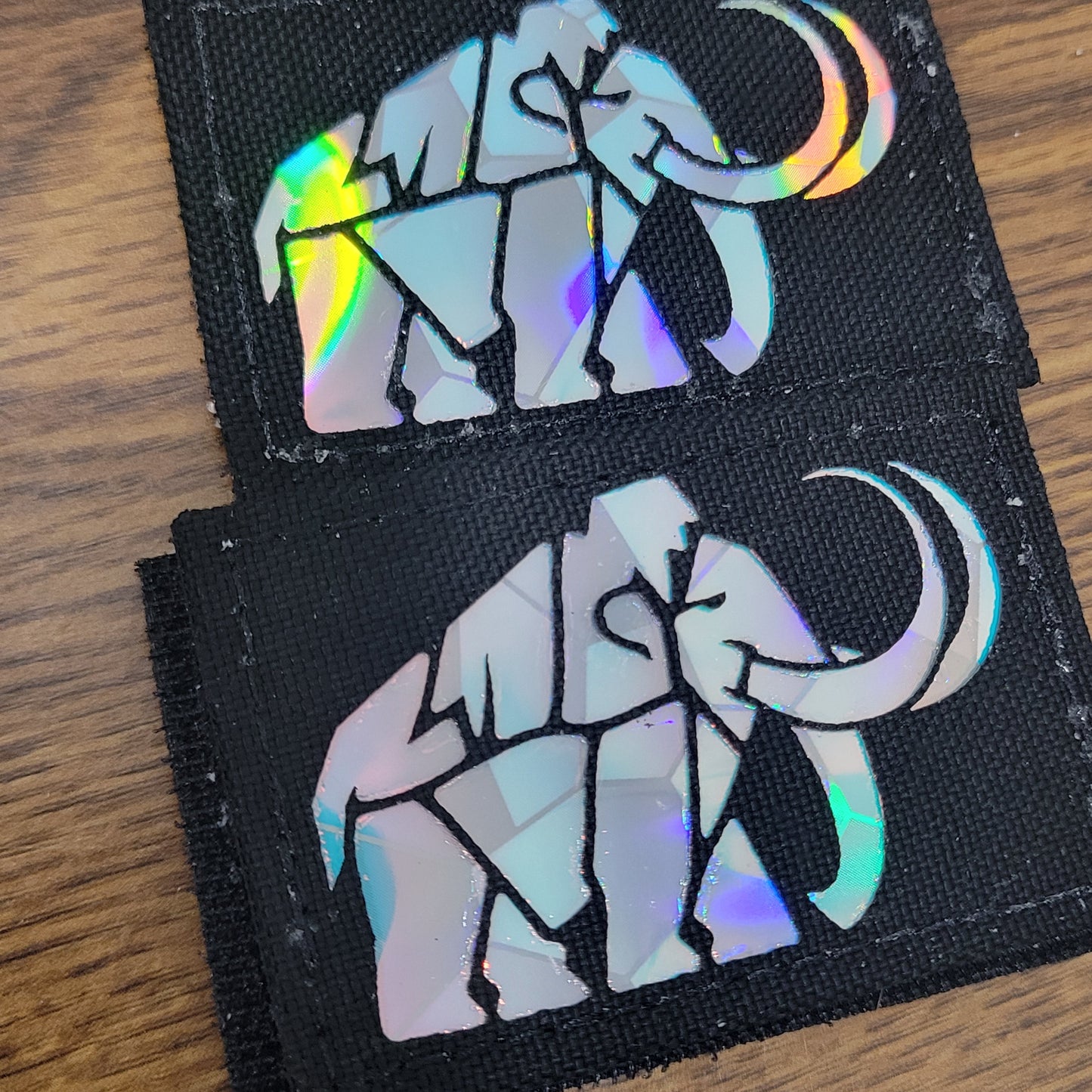 Poppins' Patches Geometric Mammoth Laser Cut Patch