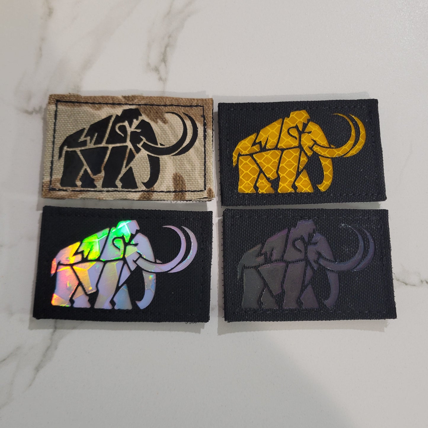 Poppins' Patches Geometric Mammoth Laser Cut Patch