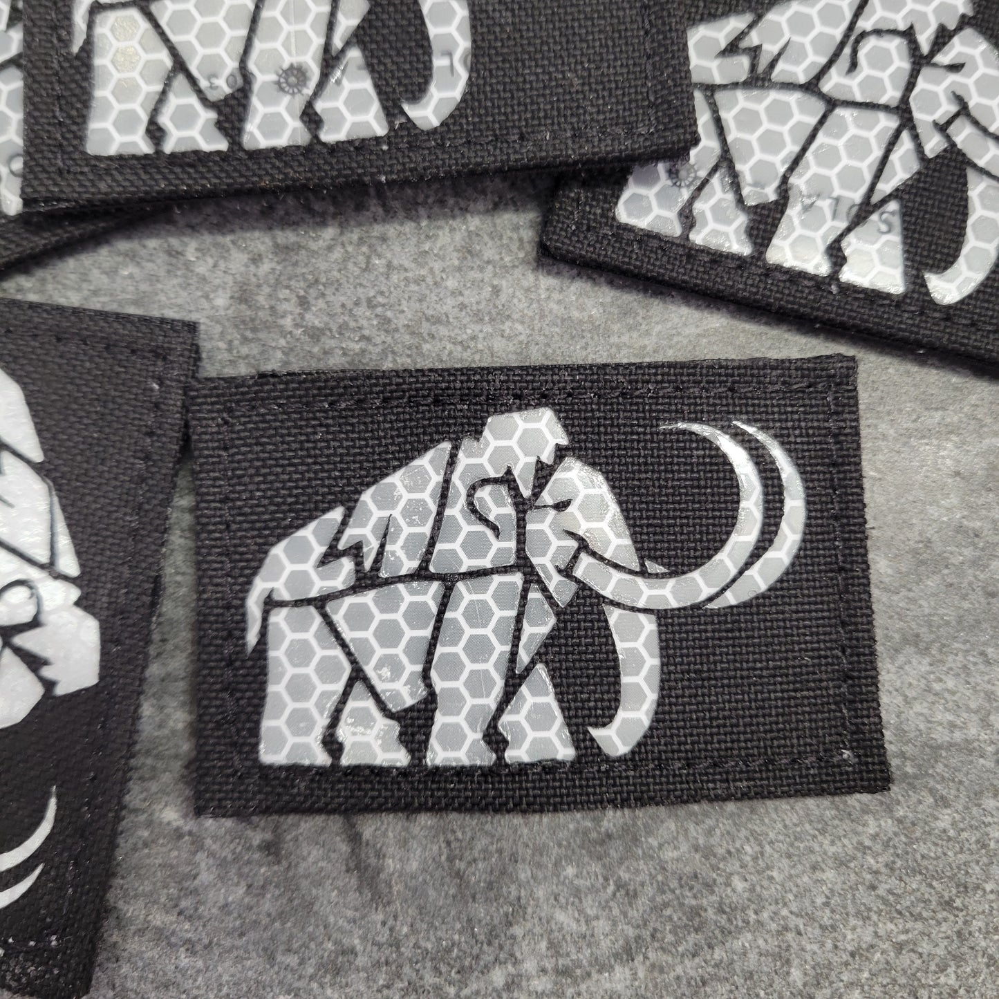 Poppins' Patches Geometric Mammoth Laser Cut Patch