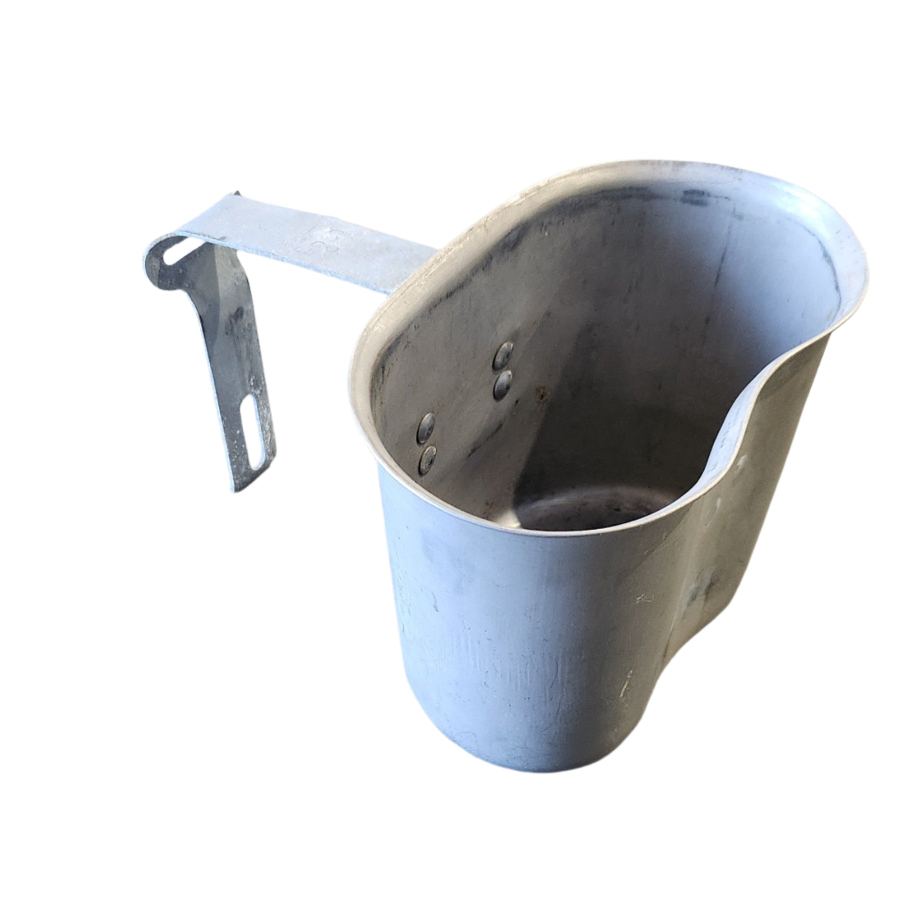 US Military Surplus USGI Stainless Steel 1 Qt Canteen Cup Made in USA US Military Surplus USGI Stainless Steel 1 Qt Canteen Cup Made in USA