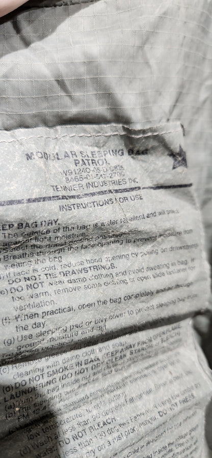 US Military Surplus Foliage Patrol Sleeping Bag