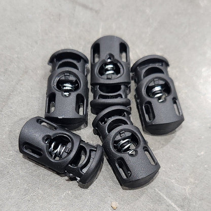 Paracord 1/4" Ellipse Spring Cord Lock -5 Packs