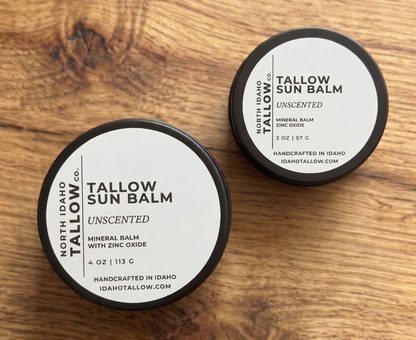 North Idaho Tallow Outdoor Tallow Balms and Sunscreens