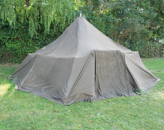 Swedish Surplus Military Field Tent w/ Stove