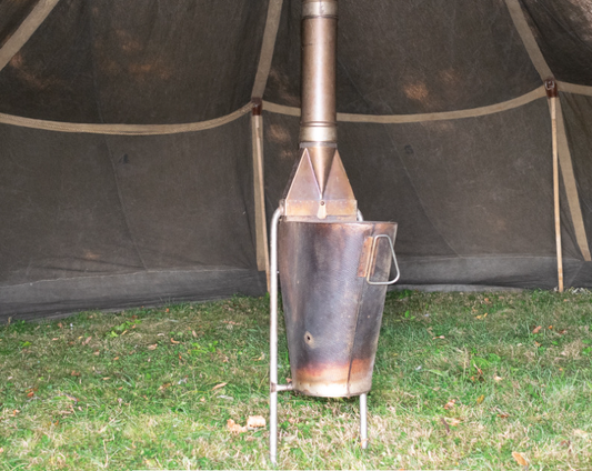 Swedish Surplus Military Field Tent w/ Stove