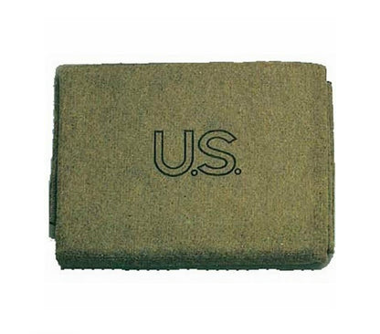 Green fabric with 'U.S.' embroidery on a white background