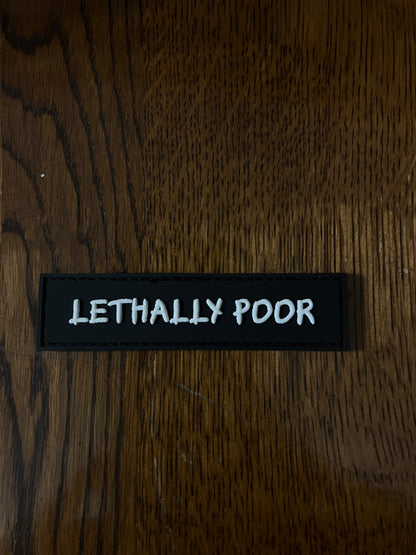 ODGG Lethally Poor Patch and Sticker