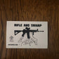 ODGG RIFLE & - STICKERS